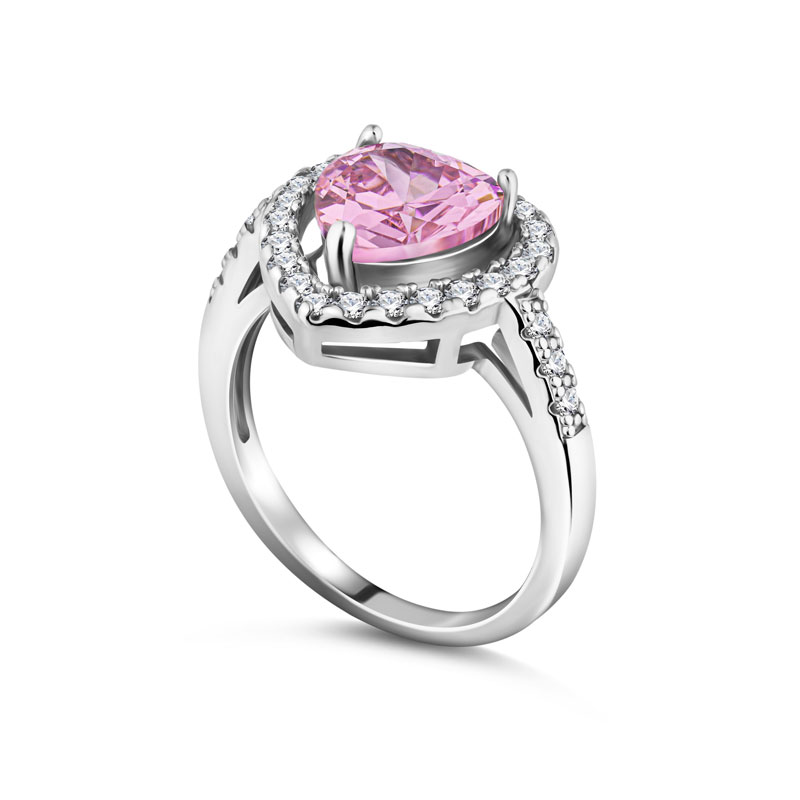 Pink Heart Ring